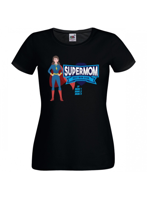SuperMom Best Mom Ever Customized T-Shirt