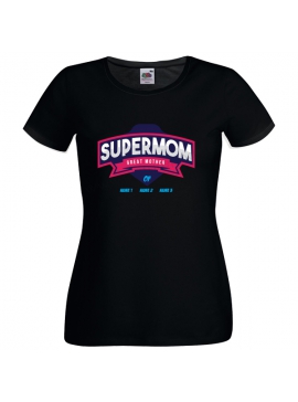 SuperMom Great Mother Customized T-Shirt